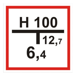 17638 İKAZ TABELASI ( 10*10 cm )