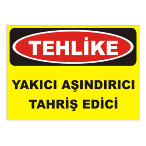 16305 İKAZ TABELASI (25*35 cm)