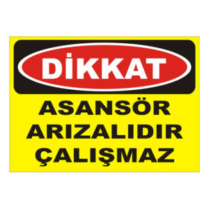 24905 İKAZ TABELASI (25*35 cm)