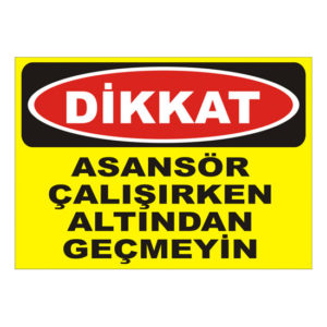 24906 İKAZ TABELASI (25*35 cm)