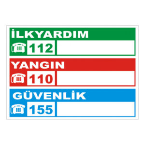 13750 İKAZ TABELASI (25*35 cm)